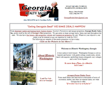 Tablet Screenshot of georgiarealtysales.com